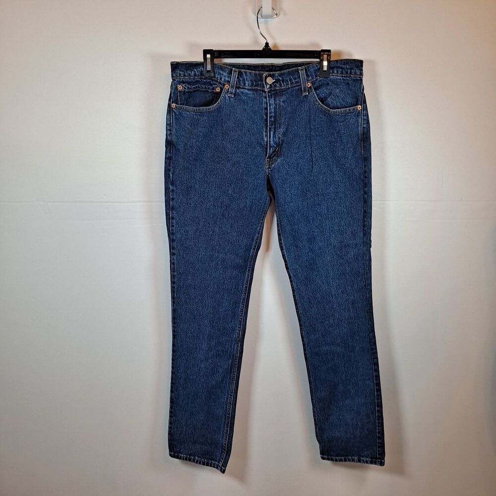 Levi's Men's 511 Slim Fit Jeans Size 36 X 34 Dark Wash